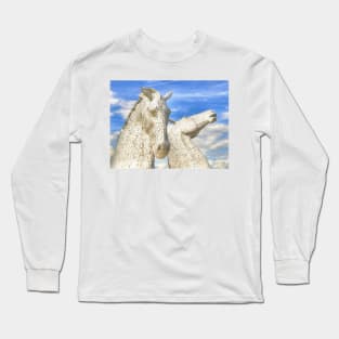 The Kelpies , Helix Park , Falkirk Long Sleeve T-Shirt